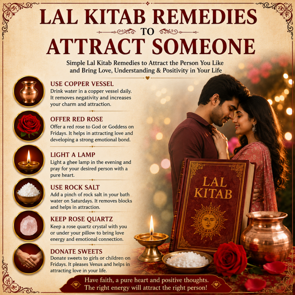 Lal Kitab Remedies To Attract Someone.