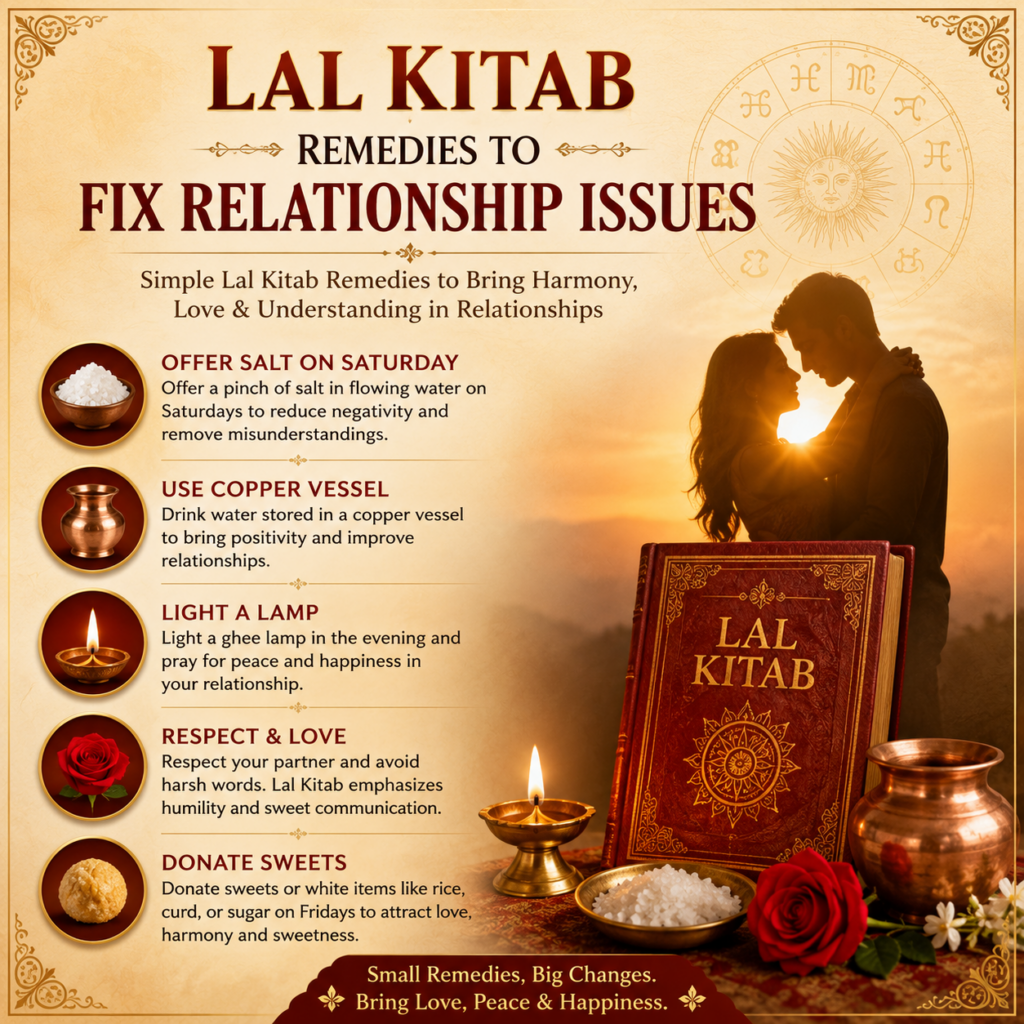 Lal Kitab remedies to Fix Relationship Issues.