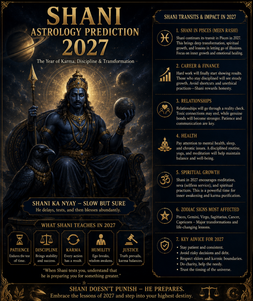 Shani Astrology Prediction 2027
