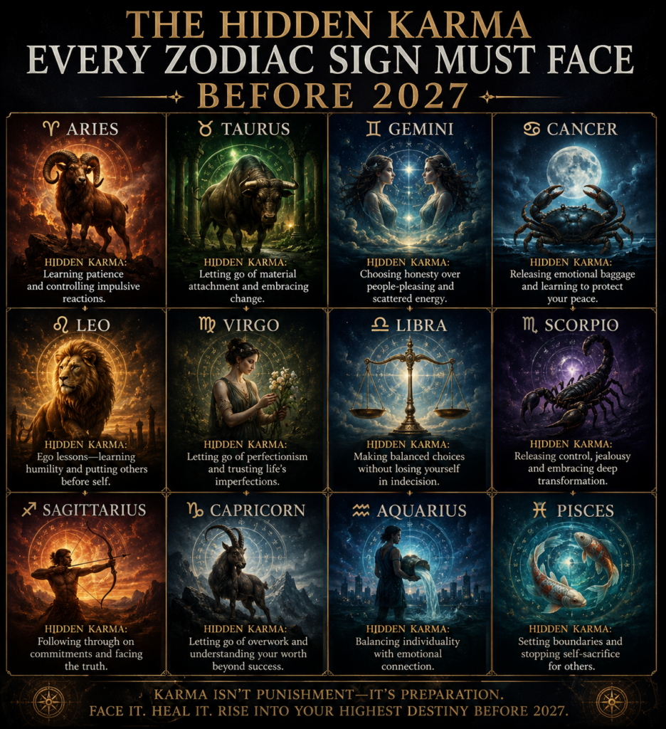 The Hidden Karma Every Zodiac Sign Must Face Before 2027